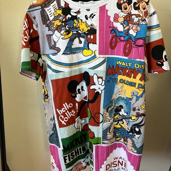 🔥SOLD🔥 Zara Mickey Mouse mini dress - Picture 3 of 7